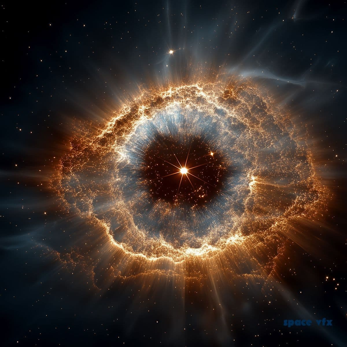 Deep space telescope nebula imagery